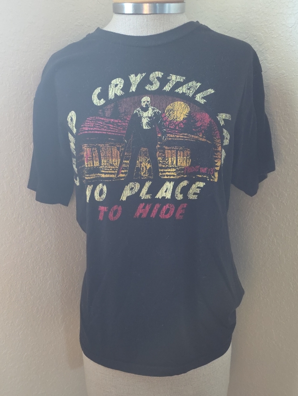 Jason Voorhees and a "Camp Crystal Lake T-SHIRT